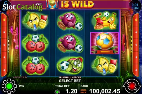 Скрин2. Fruitball Heroes слот