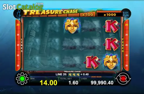 Скрин3. Treasure Chase слот