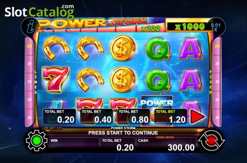 Скрин2. Power Storm слот