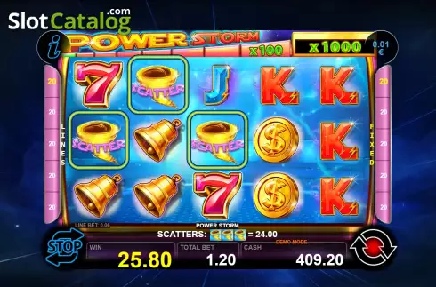 Скрин8. Power Storm слот