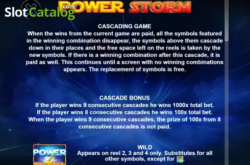 Скрин9. Power Storm слот