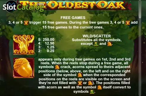 Скрин6. The Oldest Oak слот