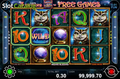 Скрин3. Wizard Blizzard x5 слот