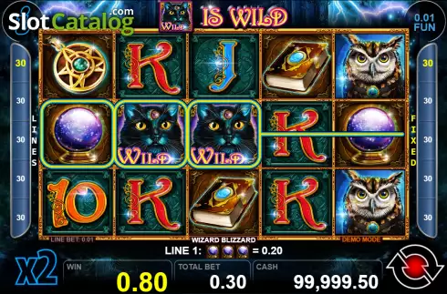 Скрин4. Wizard Blizzard x5 слот