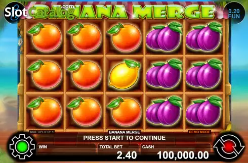 Скрин2. Banana Merge слот