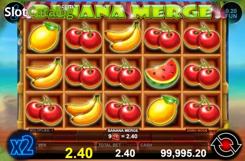 Скрин3. Banana Merge слот