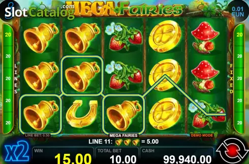 Скрин3. Mega Fairies слот
