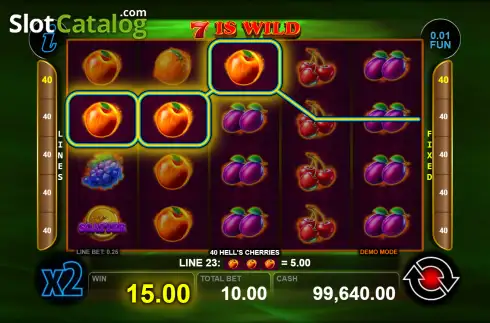 Скрин3. 40 Hell's Cherries слот