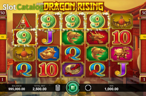 Скрин3. Dragon Rising слот