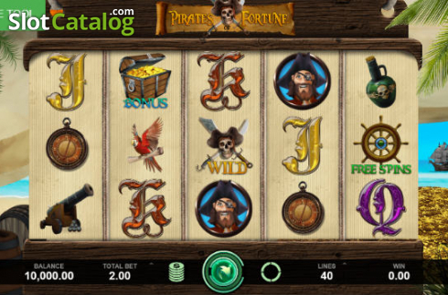 Скрин2. Pirates of Fortune слот