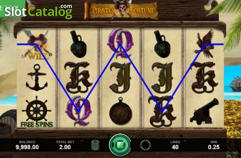 Скрин3. Pirates of Fortune слот