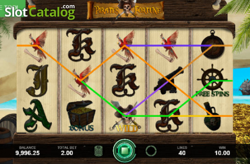 Скрин4. Pirates of Fortune слот