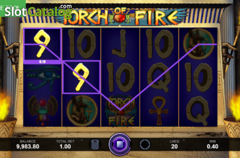 Скрин4. Torch of Fire слот