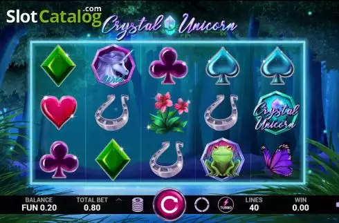Скрин1. Crystal Unicorn слот