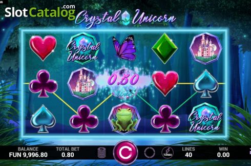 Скрин3. Crystal Unicorn слот