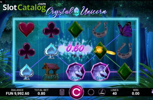 Скрин5. Crystal Unicorn слот