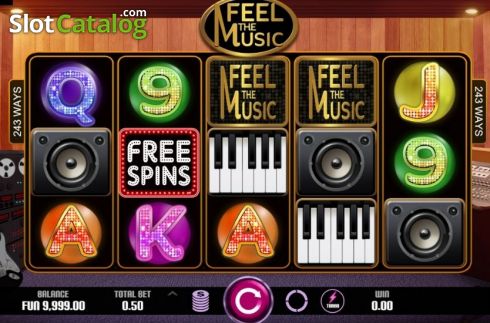 Скрин2. Feel The Music слот