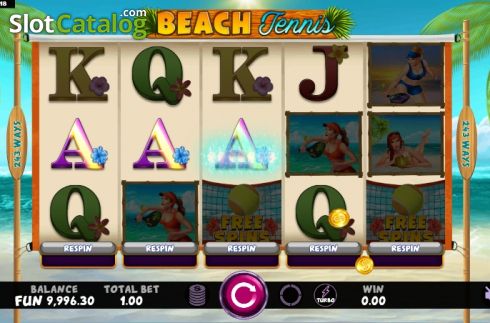 Скрин6. Beach Tennis слот