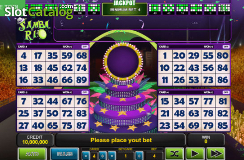 Скрин2. Bingo Samba Rio слот