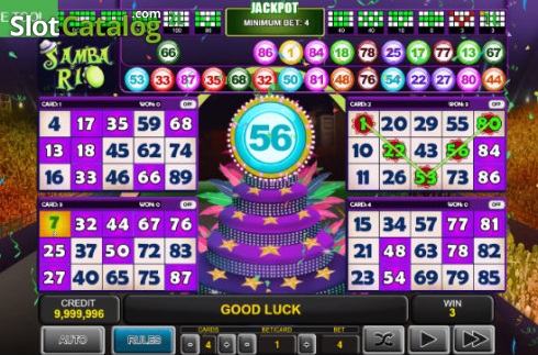 Скрин3. Bingo Samba Rio слот