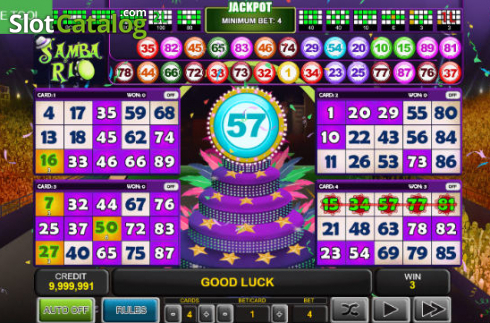 Скрин4. Bingo Samba Rio слот