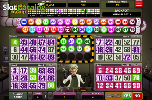 Скрин4. Bingo Cientista Doidao слот