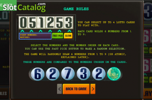 Скрин5. Atomico Lotto слот