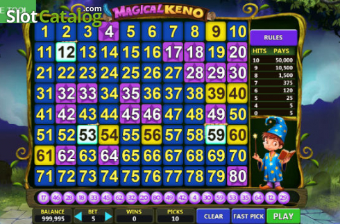 Скрин3. Magical Keno слот