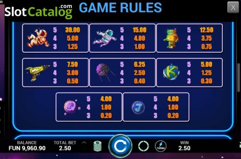 Скрин8. Astro Wild (Caleta Gaming) слот