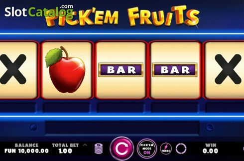 Скрин2. Pick' Em Fruits слот