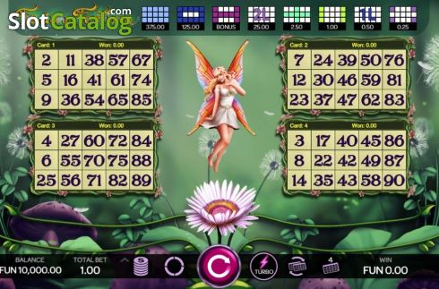 Скрин2. Bingo Fada da Fortuna слот