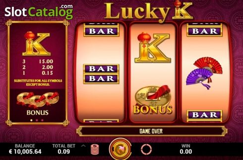 Скрин2. Lucky K слот