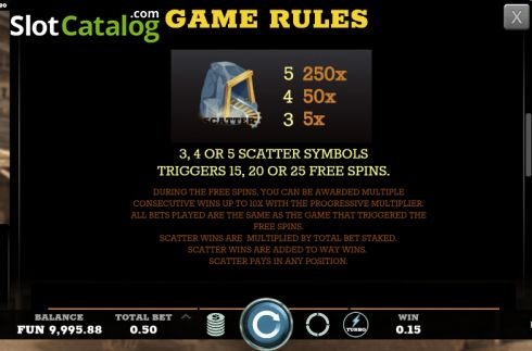 Скрин7. Gold Fever (Caleta Gaming) слот