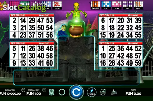 Скрин2. Bingo Halloween слот