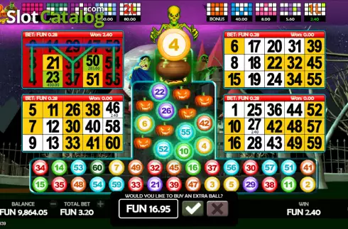 Скрин4. Bingo Halloween слот