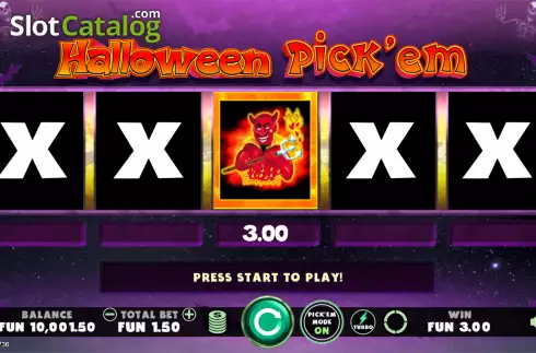 Скрин3. Halloween Pick'em слот