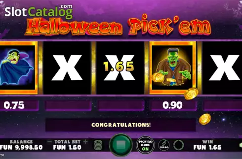 Скрин4. Halloween Pick'em слот