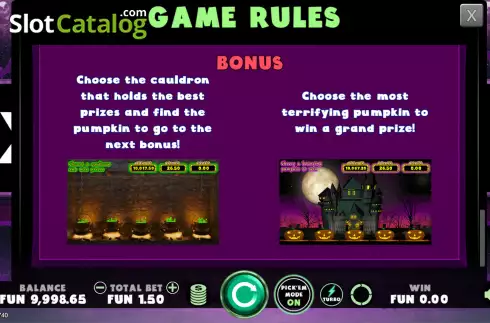 Скрин6. Halloween Pick'em слот