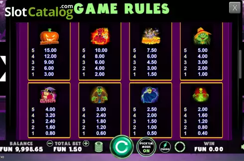 Скрин7. Halloween Pick'em слот