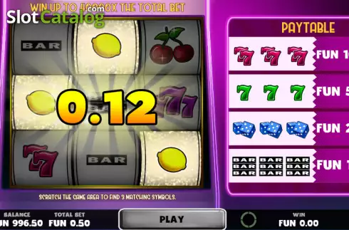 Скрин3. Cherry Cherry Scratchcard слот