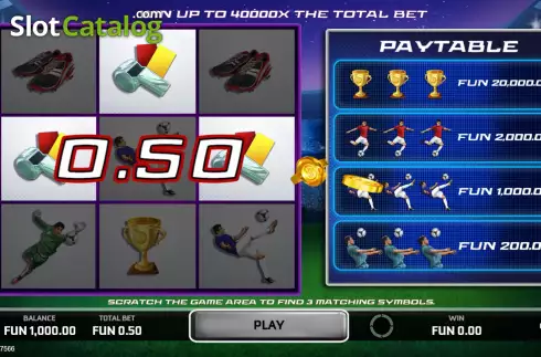 Скрин4. Football Pro Scratchcard слот