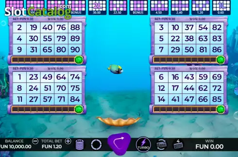 Скрин2. Atlantis Bingo (Caleta Gaming) слот