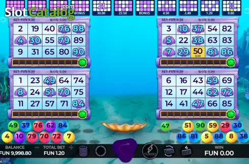 Скрин3. Atlantis Bingo (Caleta Gaming) слот