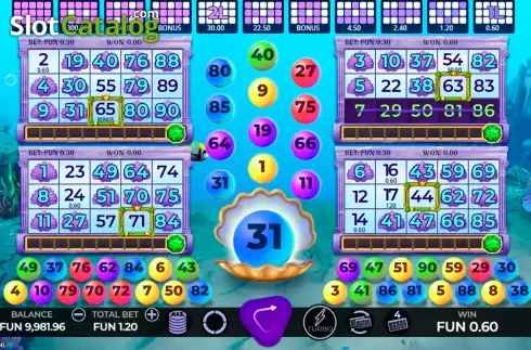 Скрин4. Atlantis Bingo (Caleta Gaming) слот