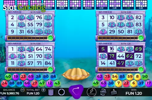 Скрин5. Atlantis Bingo (Caleta Gaming) слот