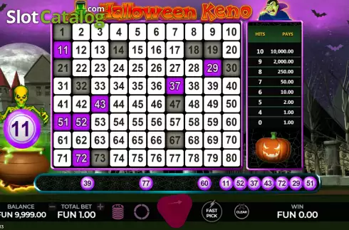 Скрин3. Halloween Lotto слот