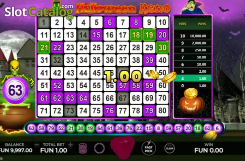 Скрин5. Halloween Lotto слот