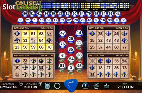 Скрин4. Coliseu Bingo слот