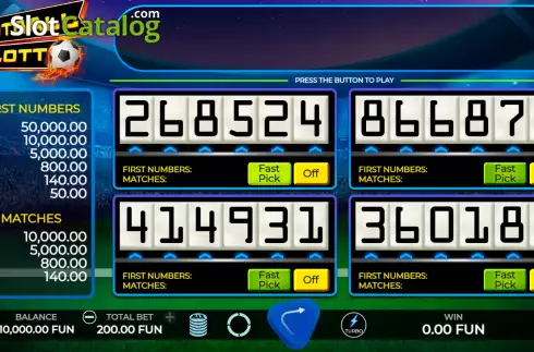Скрин2. Football Lotto слот