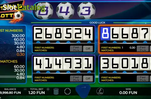 Скрин3. Football Lotto слот
